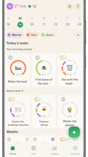 Heima: Gezinsplanner & Klusjes screenshot