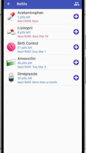 Herinneringen voor Medicijnen screenshot