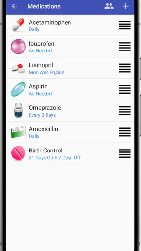 Herinneringen voor Medicijnen screenshot