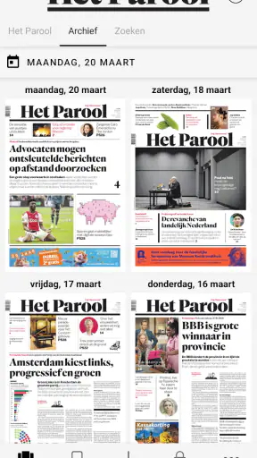 Het Parool digitale krant screenshot