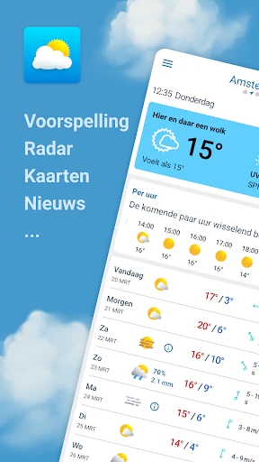 Het Weer 14 dagen - Meteored screenshot