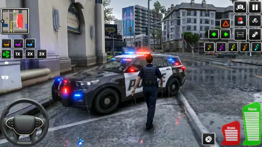 Highway Police Car Patrol Game screenshot