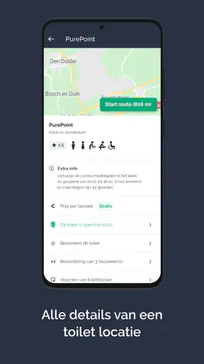HogeNood - vind toiletten screenshot