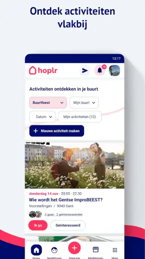 Hoplr - Leer je buren kennen screenshot