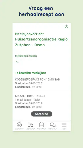 HRZU | Uw Zorg online screenshot
