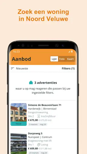 Huren Noord Veluwe screenshot