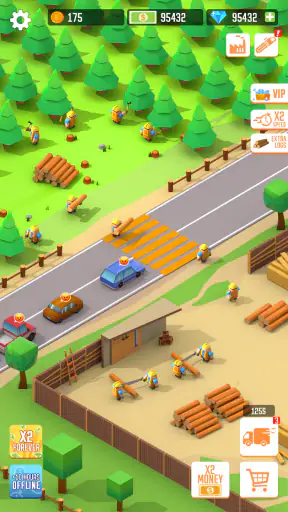 Idle Lumber - Bedrijfs Magnate screenshot