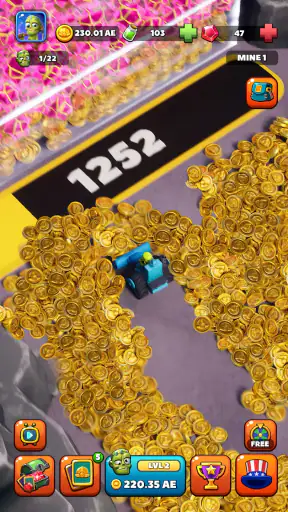 Idle Miner Zombie: Goudzoeker screenshot