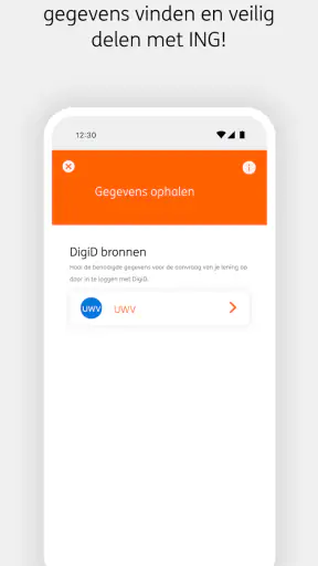 ING Aanleveren screenshot