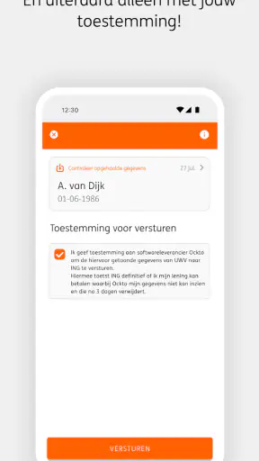 ING Aanleveren screenshot