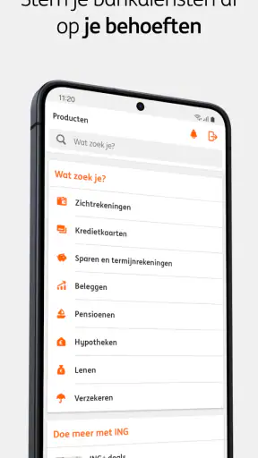 ING Banking screenshot