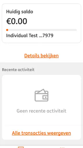 ING Commercial Card screenshot