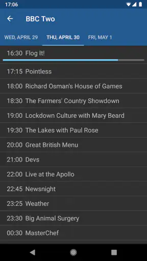 IPTV screenshot