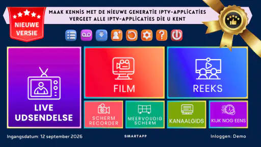 IPTV Smart Pro-Live Uitzending screenshot