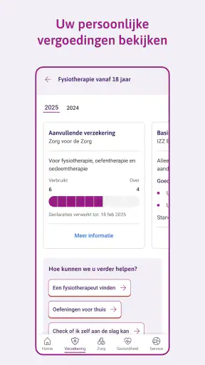 IZZ Zorgverzekering screenshot
