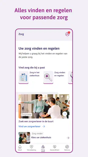 IZZ Zorgverzekering screenshot