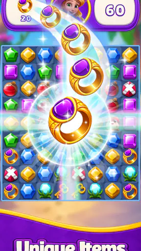 Jewels Match 3 Puzzle: Offline screenshot
