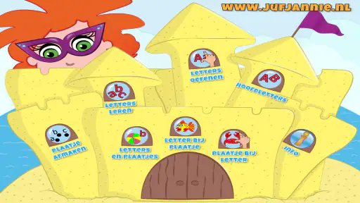 Juf Jannie-Letters leren lezen screenshot