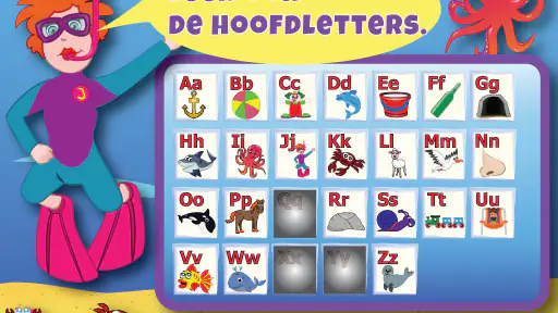 Juf Jannie-Letters leren lezen screenshot