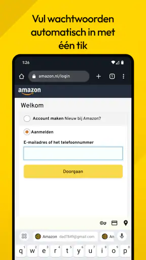 Keeper Wachtwoord Manager screenshot