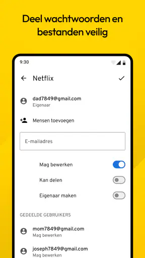 Keeper Wachtwoord Manager screenshot