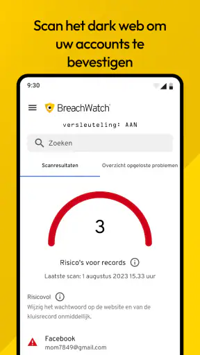 Keeper Wachtwoord Manager screenshot