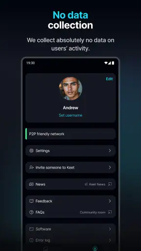 Keet - Private Encrypted Chat screenshot