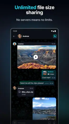 Keet - Private Encrypted Chat screenshot