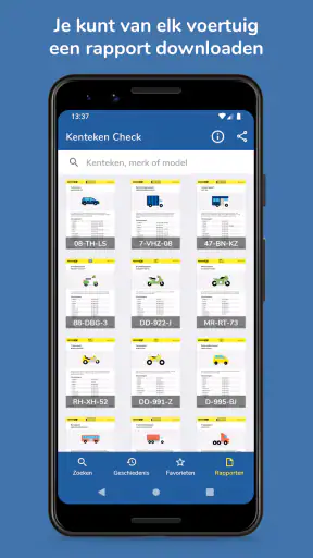 Kenteken Check screenshot