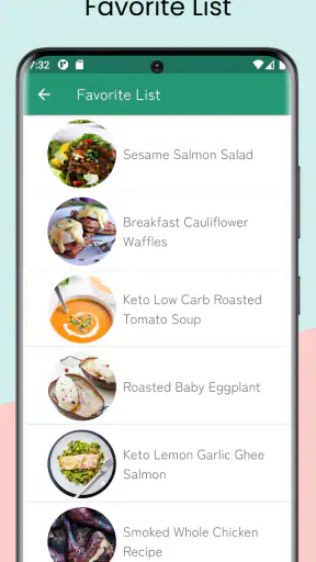 Keto Diet: Low Carb Recipes screenshot