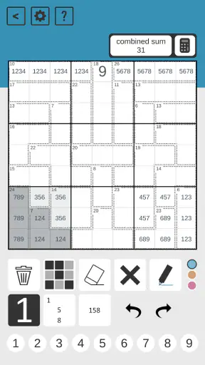 Killer Sudoku screenshot