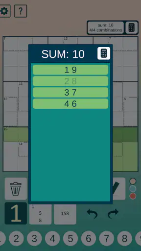 Killer Sudoku screenshot