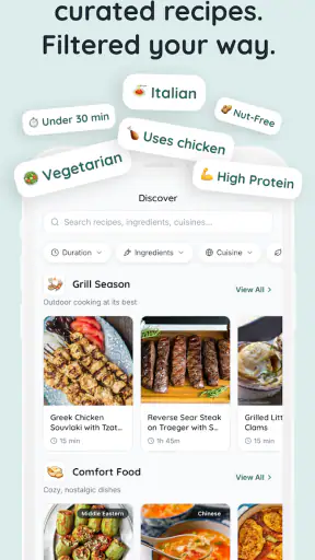Kitcha: Recipe & Meal Planner screenshot