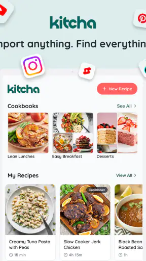 Kitcha: Recipe & Meal Planner screenshot