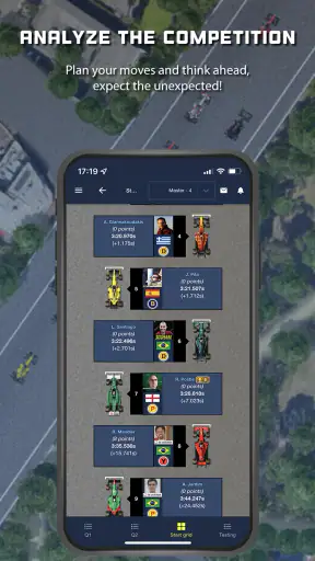 Klassieke racing manager screenshot