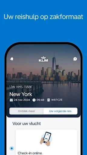 KLM - Boek een vlucht screenshot
