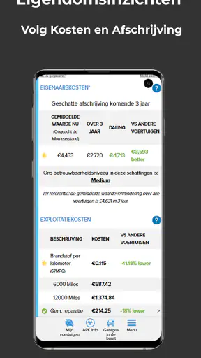 KnowYourCar: autocontrole screenshot
