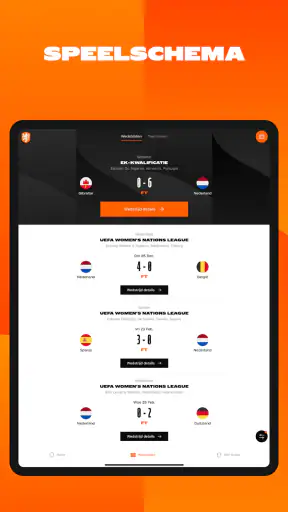 KNVB Oranje screenshot