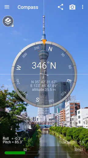 Kompas : Smart Compass Pro screenshot