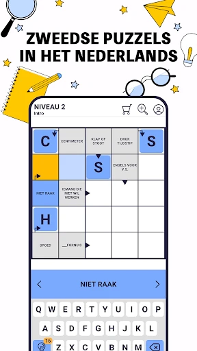 Kruiswoord Pro: Zweedse puzzel screenshot