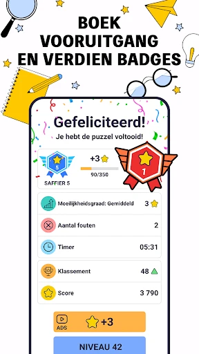 Kruiswoord Pro: Zweedse puzzel screenshot