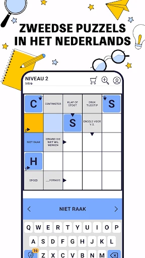 Kruiswoord Pro: Zweedse puzzel screenshot