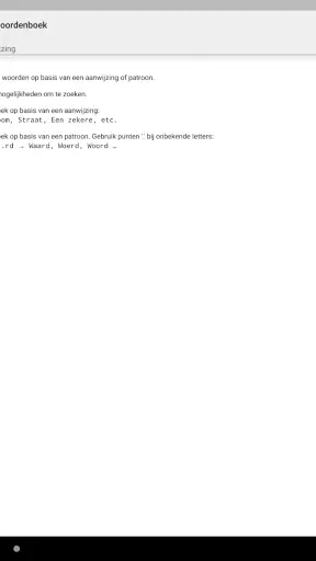 Kruiswoord Puzzelwoordenboek screenshot