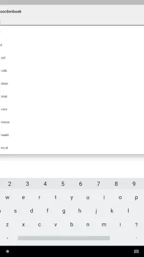 Kruiswoord Puzzelwoordenboek screenshot
