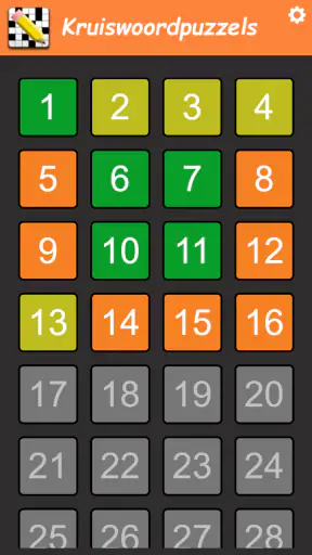 Kruiswoordpuzzel Nederlands screenshot