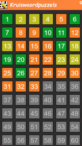 Kruiswoordpuzzel Nederlands screenshot