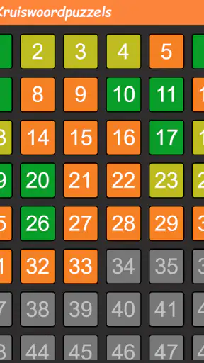 Kruiswoordpuzzel Nederlands screenshot