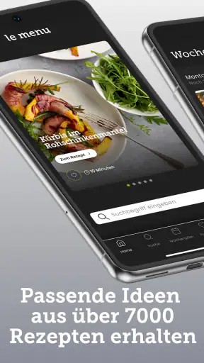 le menu screenshot