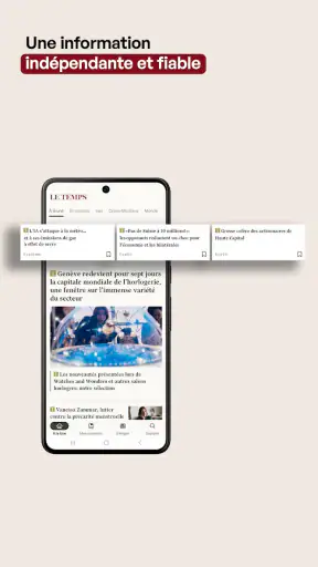 Le Temps, actualités et info screenshot