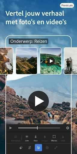 Lightroom foto- & video-editor screenshot